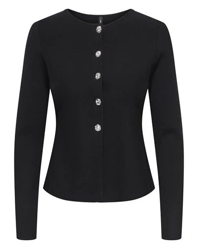 Only - ONLMelli Button Cardigan - Black 
